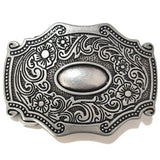 Silver Western Belt Buckle