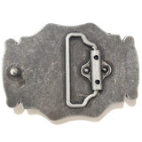 Silver Western Cowboy Belt Buckle
