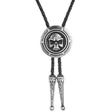 Silver Skull Bolo Tie