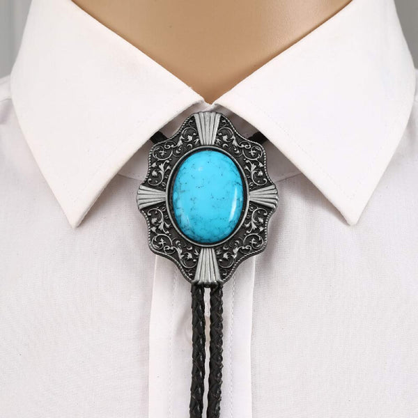 Turquoise Stone Bolo tie