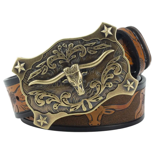 Texas Longhorn Belt Western