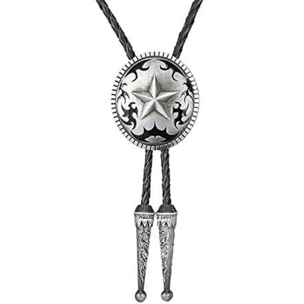 Silver Texas Ranger Bolo Tie