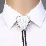 White Triangle Texas Tie