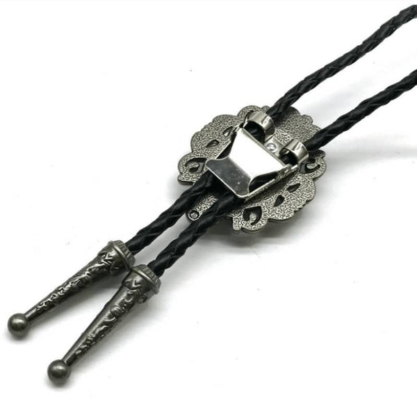 Turquoise Bolo Tie with Slider Clasp