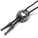 Turquoise Bolo Tie with Slider Clasp