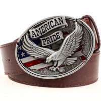 Vegan Leather Western Belt
