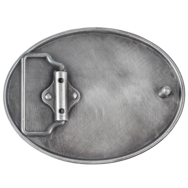 Oval Western Cowgirl Belt Buckle