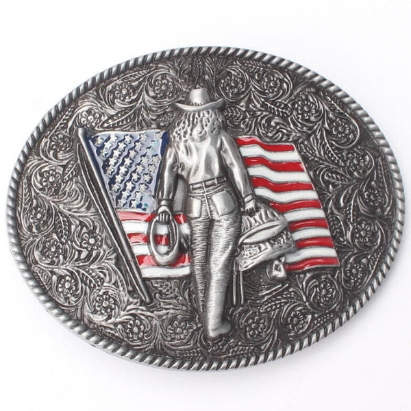 Western American Style Belt Buckle