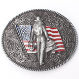Western American Style Belt Buckle