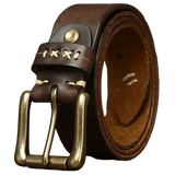 Leather Retro Western Belt