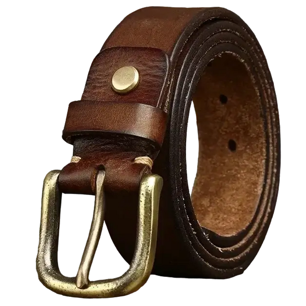 Classic Leather Western Belt