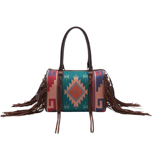 Green Native American Handbag