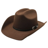 Brown Felt Cowboy Hat
