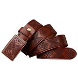 Embossed Mexican Western Belt