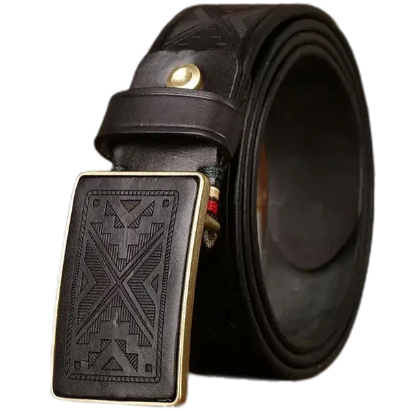 Black Mexican Western Belt