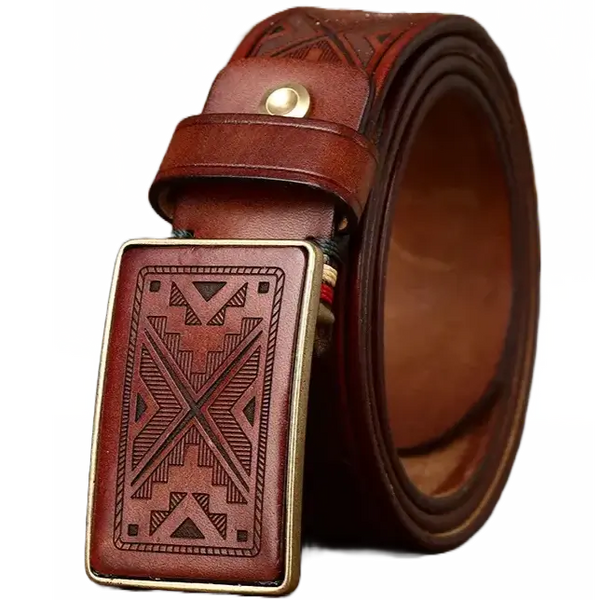Brown Mexican Western Belt