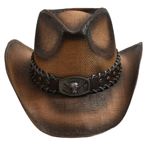 Brown Outlaw Cowboy Hat