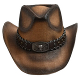 Brown Outlaw Cowboy Hat