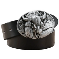 Black Cowboy Belt
