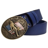 Blue Western Belt
