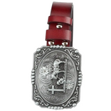 Praying Cowboy Leather Belt