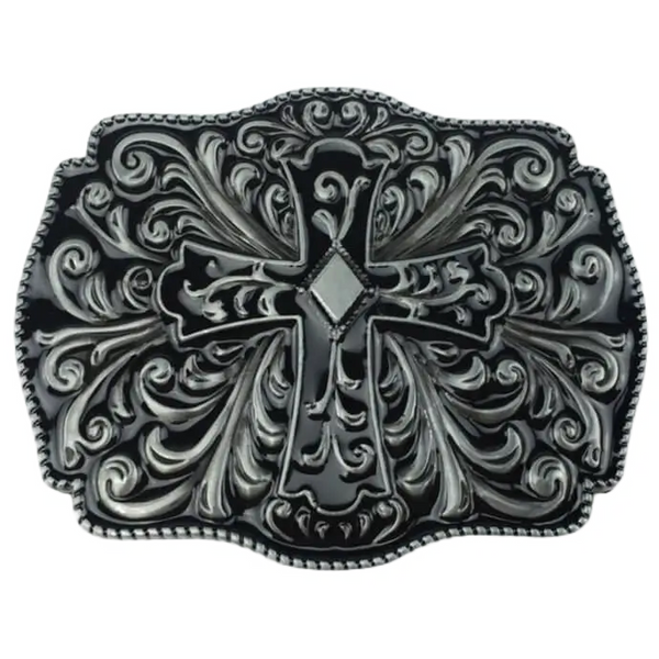 Cowboy Cross Belt Buckle