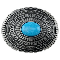 Turquoise Belt Buckle for Men