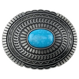 Turquoise Belt Buckle for Men