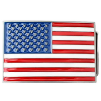 American Flag Belt Buckle
