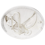 Silver and Gold Western Cowboy Belt Buckle