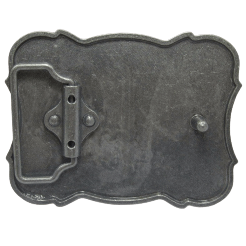 Square Western Belt Buckle Vintage Style