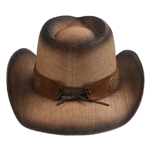 Summer Straw Cowboy Hat Retro