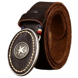 Brown Texas Leather Belt