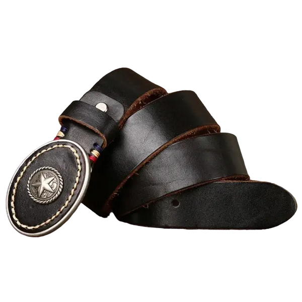 Texas Leather Belt Western